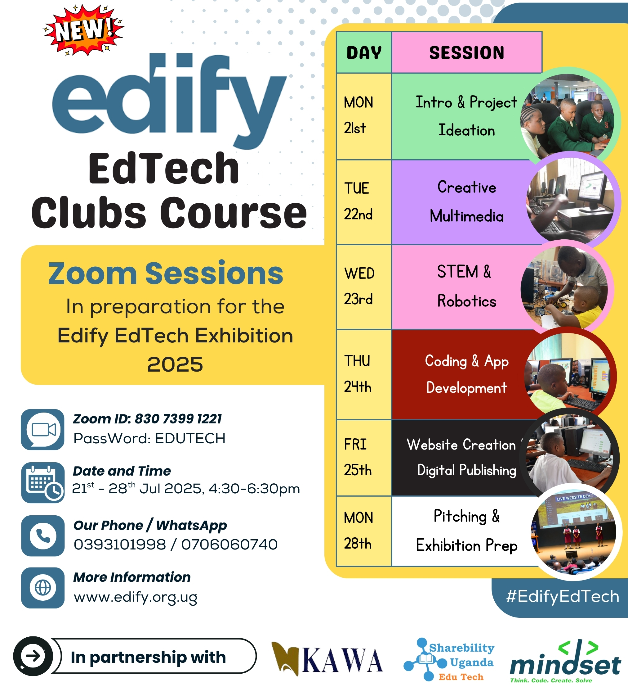 Edify EdTech Clubs Course – Session 5: Web Development